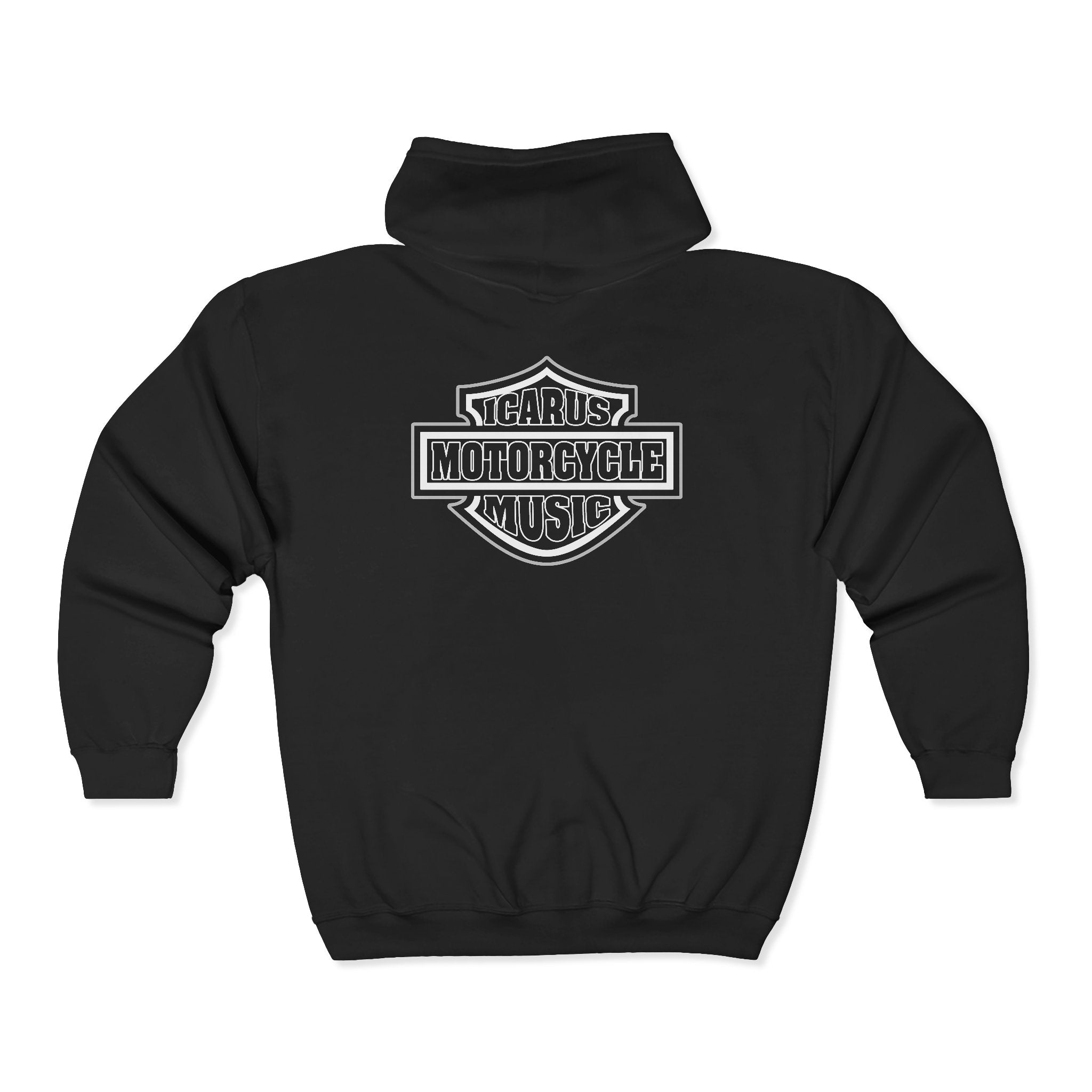 ICARUS Motorcycle Music Zip Hoodie