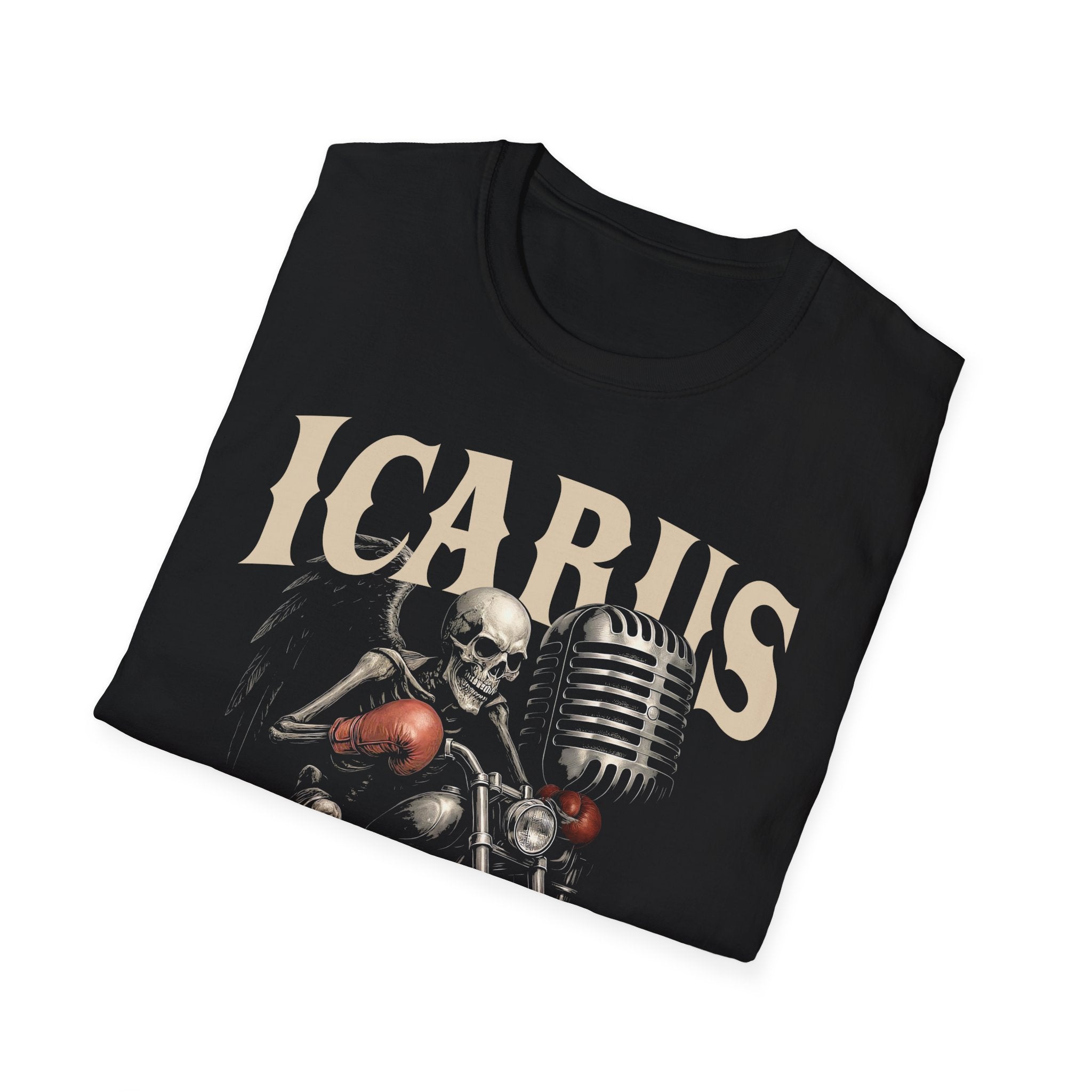 Icarus — Vintage Motorcycle Skull Tee