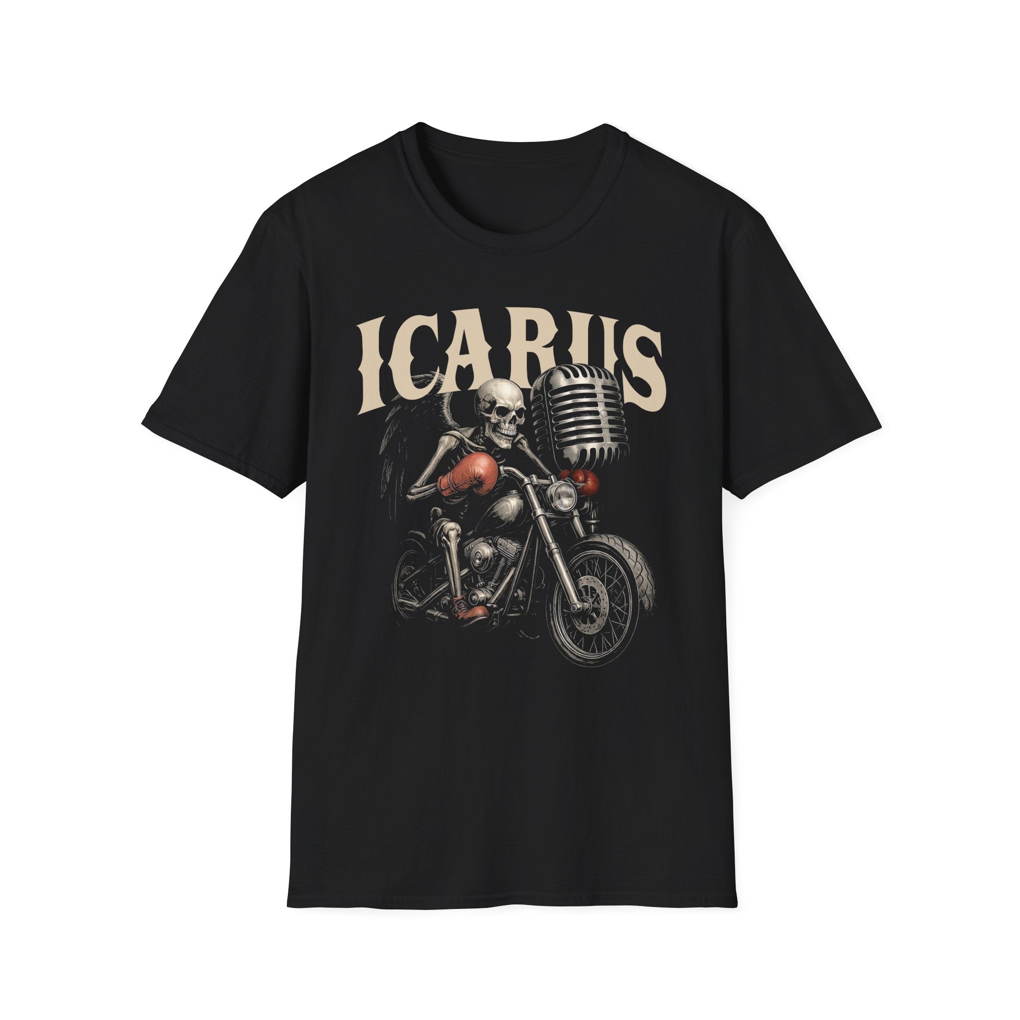 Icarus — Vintage Motorcycle Skull Tee