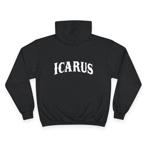 Icarus Motorcycle Music Hoodie — Vintage Biker Logo Pullover